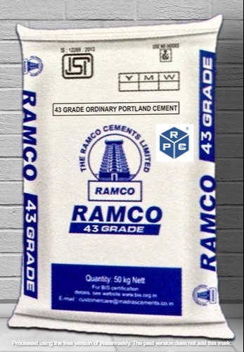Ramco OPC 43 Grade Cement 50kg