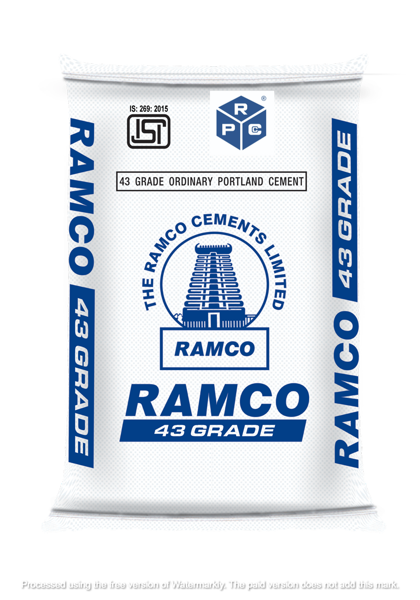 Ramco OPC 43 Grade Cement 50kg