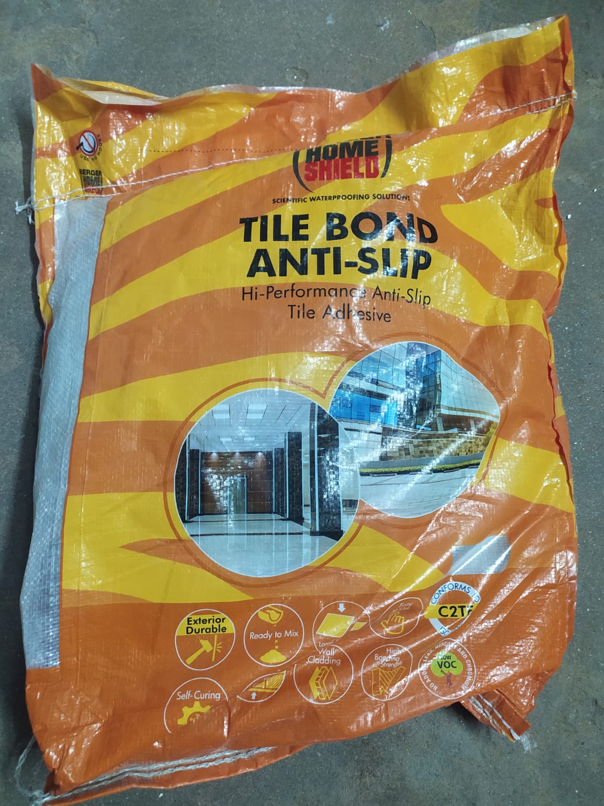 BERGER -HS Tile Bond Anti-Slip-Grey-(20kg)