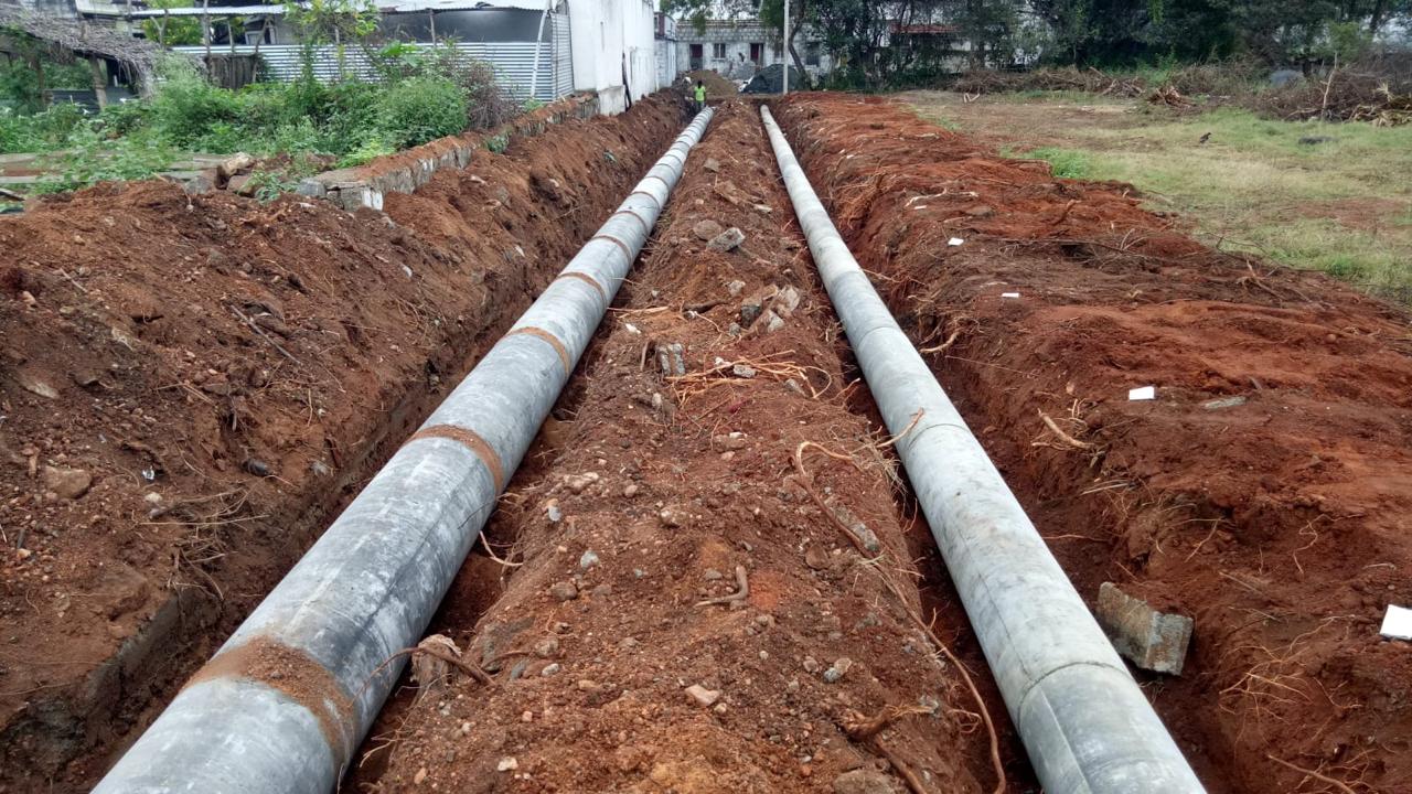450MM DIA 2 METER LENGTH NP2 CLASS PRECAST PIPE